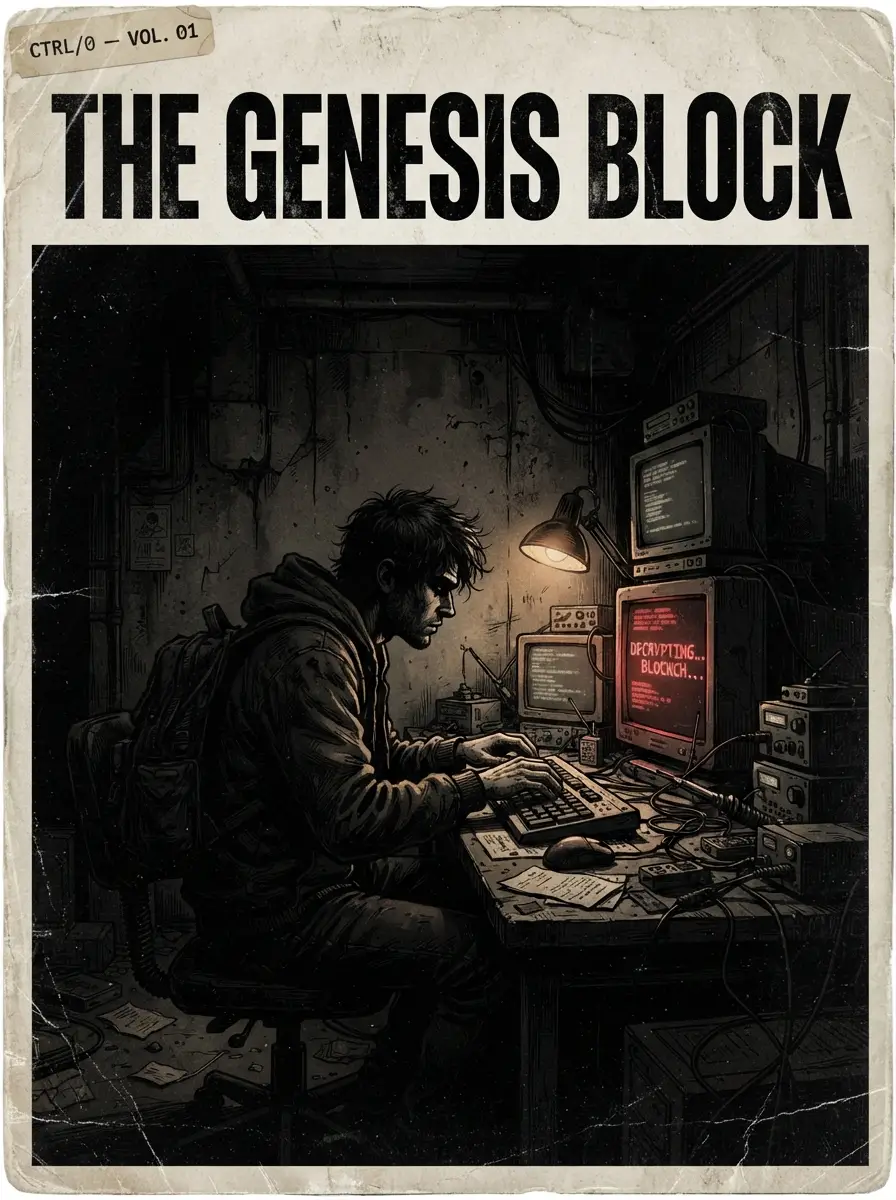 Comic cover — The Genesis Block, Vol. 01